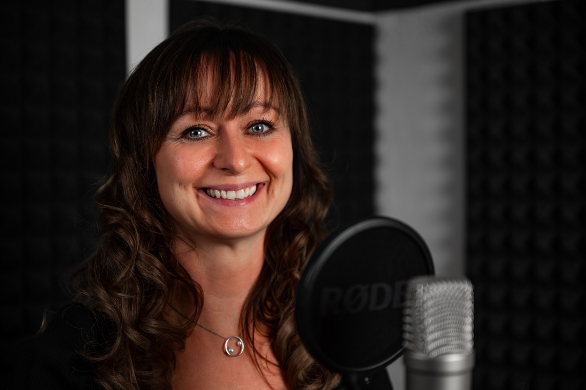 Sandra Stollenwerk, Sprecherin und Gast im Podcast Unternehmerin Unplugged