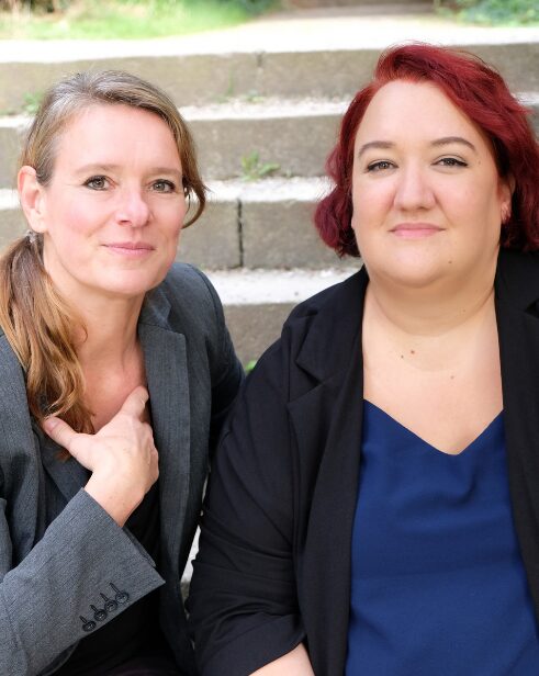 Sarah Voigt und Sirit Coeppicus, Gründerinnen von Frau mit Bizz